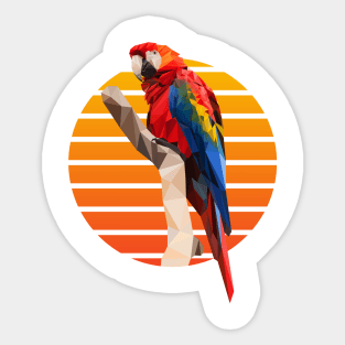 Parrot Lowpoly Sticker